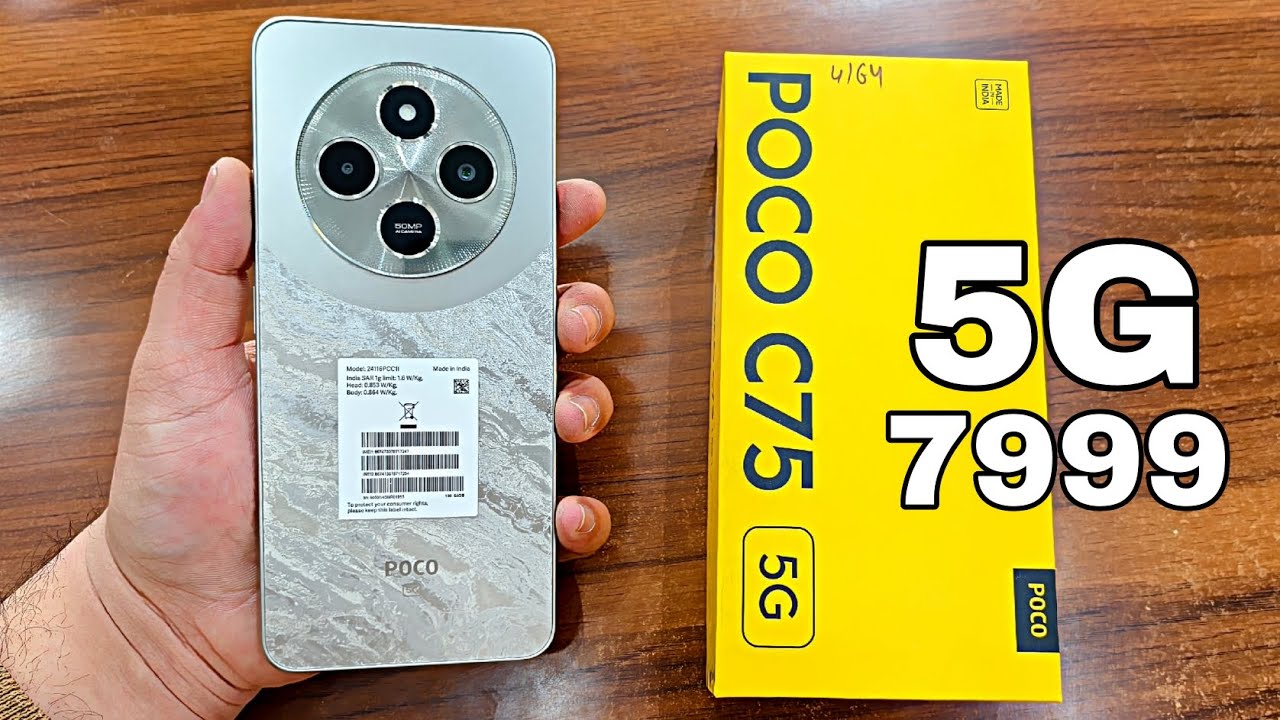 POCO C75 5G: The Ultimate Budget Smartphone with 5G Power